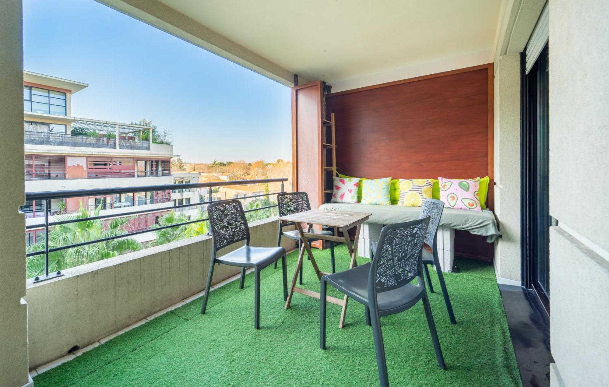 Le Dory - Spacieux, Climatisation, Terrasse & Parking Montpellier Luaran gambar